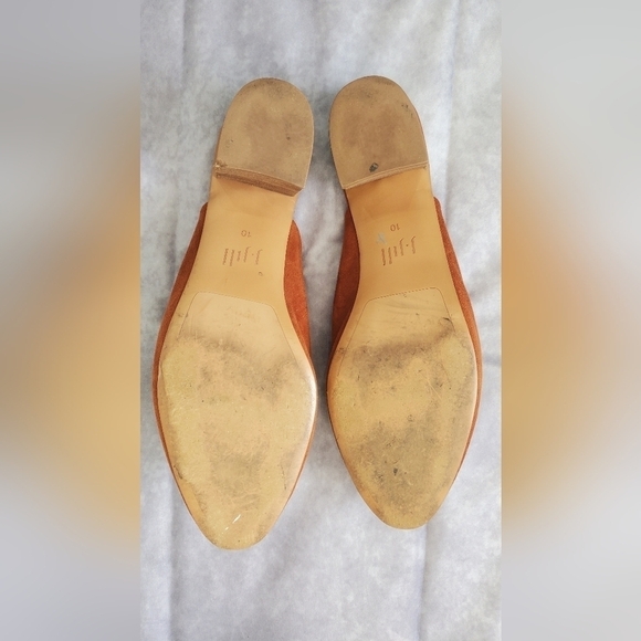 J‎ JILL Celeste Henna Suede Block Heel Mules Size 10M - Picture 9 of 14